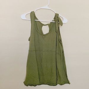 Anthropologie Pure Good Green Tank Top